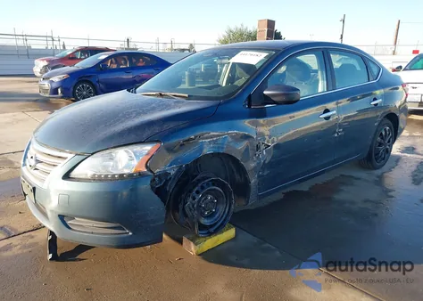 2013 Nissan Sentra Sv from USA, damaged, VIN 1N4AB7AP3DN906208